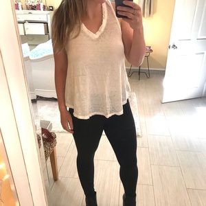 FREE PEOPLE NWOT white tank top